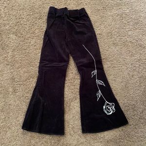 Girl’s elastic waist flare pants